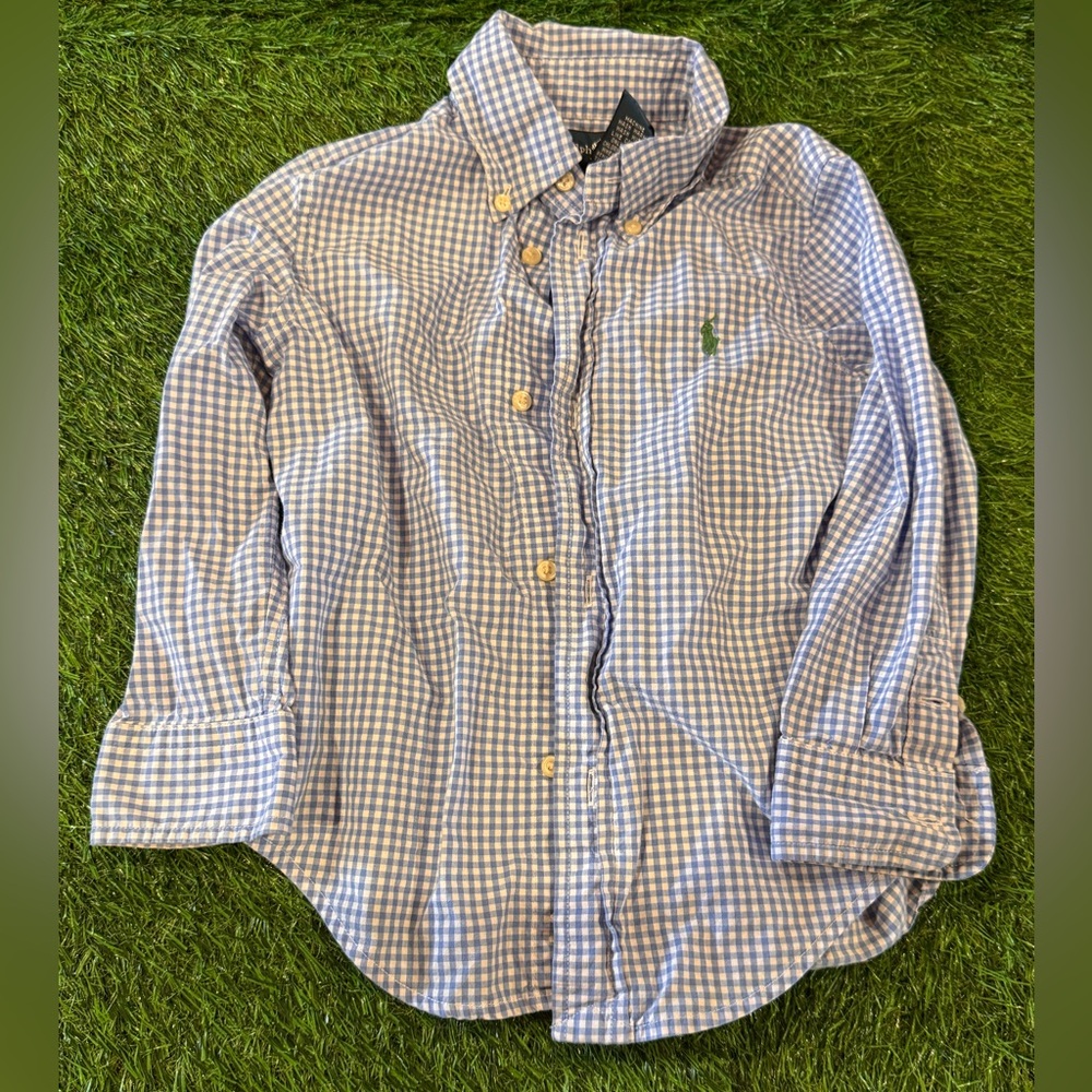 Ralph Lauren Blue Gingham Shirt